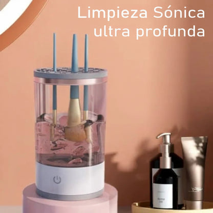 Limpiador Eléctrico de Brochas de Maquillaje – Limpieza Profunda y Rápida