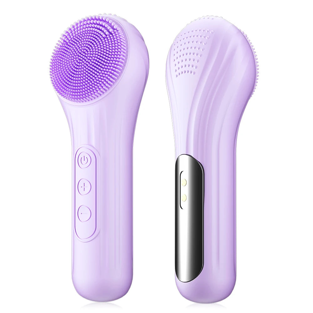 Cepillo Facial Sónico Recargable – Limpieza Profunda, Exfoliación y Cuidado de la Piel