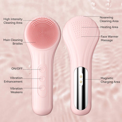 Cepillo Facial Sónico Recargable – Limpieza Profunda, Exfoliación y Cuidado de la Piel