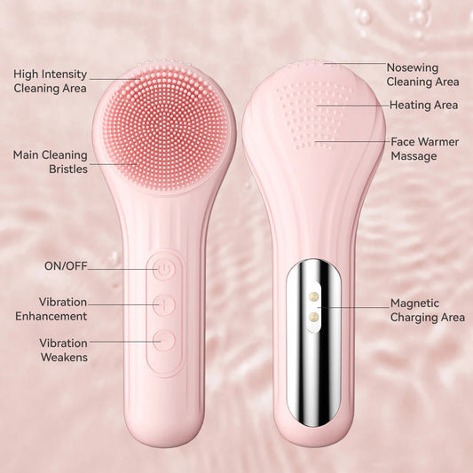 Cepillo Facial Sónico Recargable – Limpieza Profunda, Exfoliación y Cuidado de la Piel