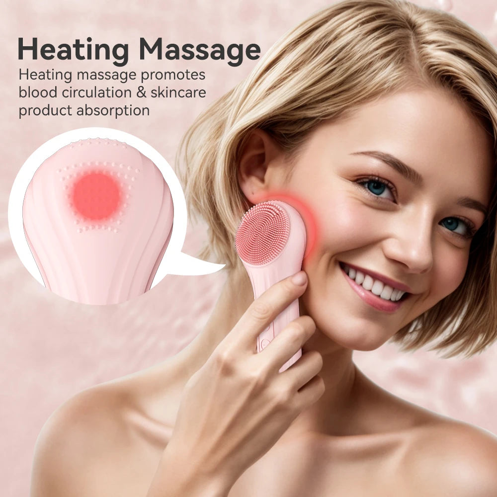 Cepillo Facial Sónico Recargable – Limpieza Profunda, Exfoliación y Cuidado de la Piel